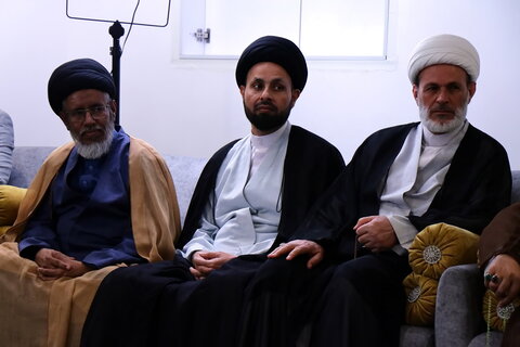 تصاویر/ دیدار مهمانان بین‌المللی همایش یکصدمین سالگشت بازتأسیس حوزه علمیه قم با آیت‌الله شب زنده دار