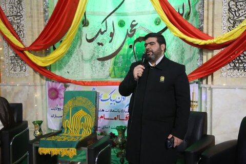 تصاویر/ خدام رضوی در جمع مردم جم