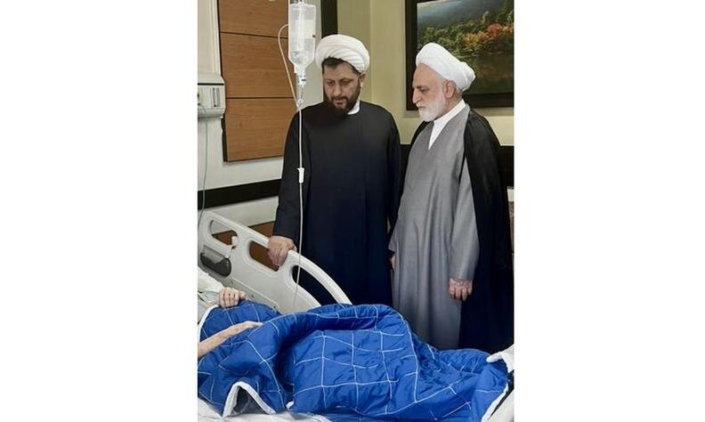 عیادت رئیس قوه قضائیه از آیت‌الله‌العظمی نوری همدانی