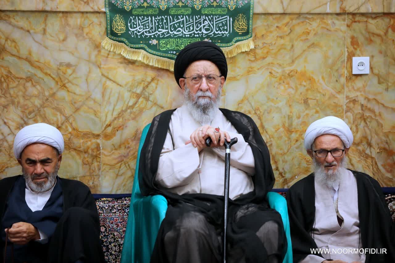تصاویر/ درس اخلاق آیت الله نورمفیدی در نمازخانه مدرسه علمیه امام خمینی(ره) گرگان