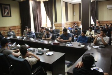 تصاویر/ میزبانی کاشان از دانش‌آموزان ۲۰ کشور جهان