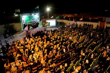 تصاویر/ جشن زیر سایه خورشید در روستای عالی حسینی تنگستان