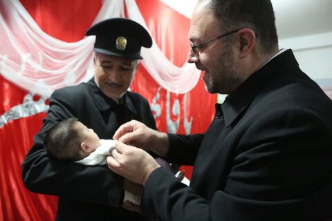 تصاویر/ حضور خدام رضوی در بیمارستان توحید جم