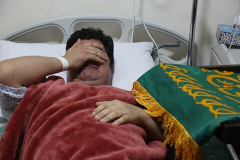 تصاویر/ حضور خدام رضوی در بیمارستان توحید جم