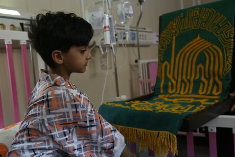 تصاویر/ حضور خدام رضوی در بیمارستان توحید جم