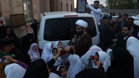 تصاویر/ حضور کاروان زیر سایه خورشید در شهرستان چهاربرج