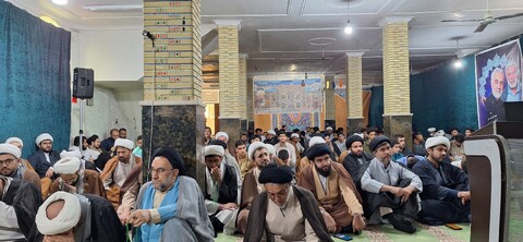 اجماع طلاب و روحانیون کهگیلویه و بویراحمد در یکصدمین باز تأسیس حوزه علمیه