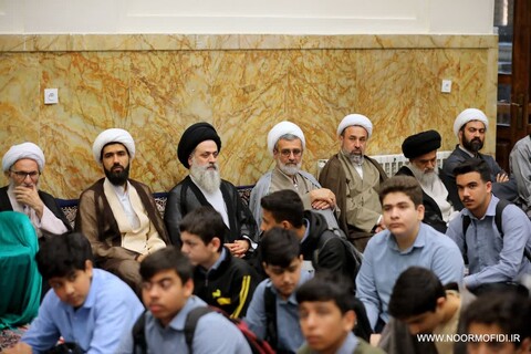تصاویر/ درس اخلاق آیت الله نورمفیدی در نمازخانه مدرسه علمیه امام خمینی(ره) گرگان