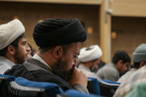 تصاویر/همایش یک صدمین سالگشت باز تاسیس حوزه علمیه قم در همدان