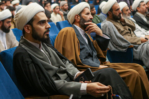 تصاویر/همایش یک صدمین سالگشت باز تاسیس حوزه علمیه قم در همدان