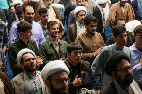 تصاویر/همایش یک صدمین سالگشت باز تاسیس حوزه علمیه قم در همدان