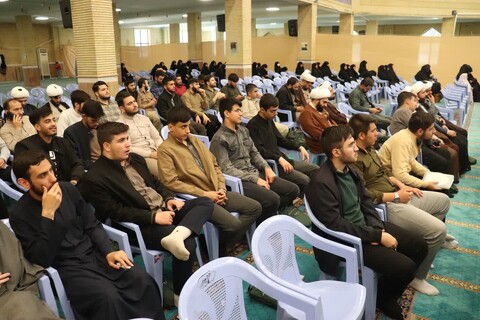 تصاویر/ اجتماع طلاب ارومیه به مناسبت یکصدمین سالگرد باز تأسیس حوزه علمیه