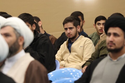 تصاویر/ اجتماع طلاب ارومیه به مناسبت یکصدمین سالگرد باز تأسیس حوزه علمیه
