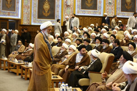 عکس/ همایش یکصدمین سالگشت بازتأسیس حوزه علمیه قم - 1