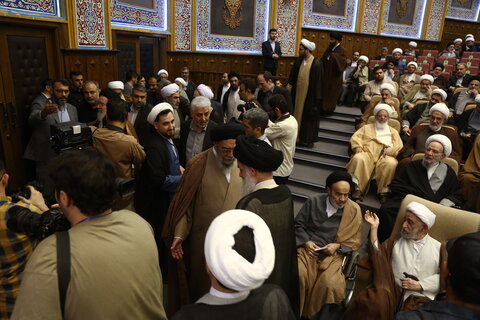 عکس/ همایش یکصدمین سالگشت بازتأسیس حوزه علمیه قم - 1