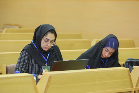 تصاویر/ حضور گسترده خبرنگاران در همایش بین المللی یکصدمین سالگشت بازتأسیس حوزه علمیه قم