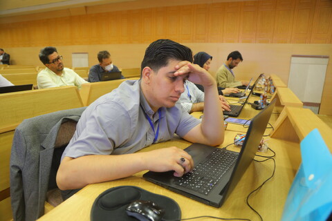 تصاویر/ حضور گسترده خبرنگاران در همایش بین المللی یکصدمین سالگشت بازتأسیس حوزه علمیه قم