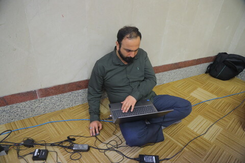 تصاویر/ حضور گسترده خبرنگاران در همایش بین المللی یکصدمین سالگشت بازتأسیس حوزه علمیه قم