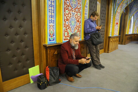 تصاویر/ حضور گسترده خبرنگاران در همایش بین المللی یکصدمین سالگشت بازتأسیس حوزه علمیه قم