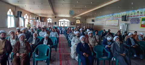 تصاویر/ حضور حوزویان منطقه کاشان در همایش یکصدمین سال بازتاسیس حوزه علمیه قم در آران و بیدگل