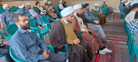 تصاویر/ حضور حوزویان منطقه کاشان در همایش یکصدمین سال بازتاسیس حوزه علمیه قم در آران و بیدگل