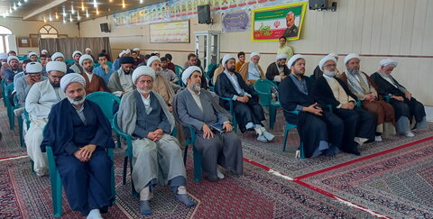 تصاویر/ حضور حوزویان منطقه کاشان در همایش یکصدمین سال بازتاسیس حوزه علمیه قم در آران و بیدگل