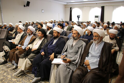 تصاویر /  همایش یکصدمین سالگشت باز تاسیس حوزه علمیه قم به صورت برخط در اصفهان