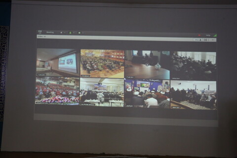 تصاویر /  همایش یکصدمین سالگشت باز تاسیس حوزه علمیه قم به صورت برخط در اصفهان