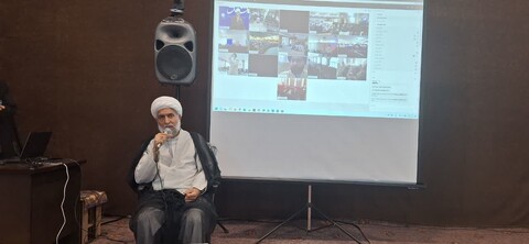 تصاویر/ همایش یکصد سالگی حوزه علمیه قم به صورت وبیناری در مدارس علمیه استان سمنان