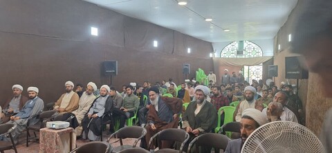 تصاویر/ همایش یکصد سالگی حوزه علمیه قم به صورت وبیناری در مدارس علمیه استان سمنان