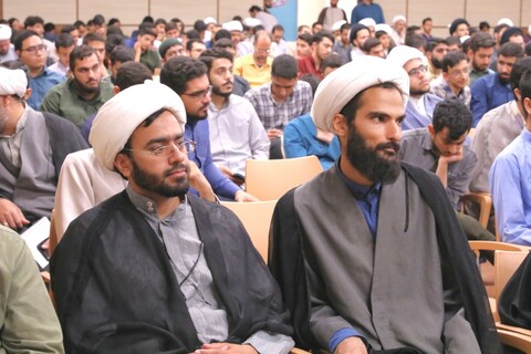 مراسم برخط یکصدمین سالگشت بازتأسیس حوزه علمیه قم در مدرسه علمیه مدینة العلم کاظمیه