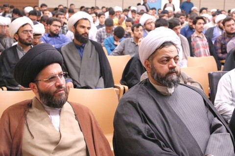 مراسم برخط یکصدمین سالگشت بازتأسیس حوزه علمیه قم در مدرسه علمیه مدینة العلم کاظمیه