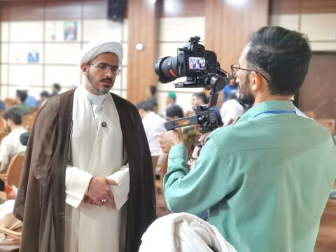 مراسم برخط یکصدمین سالگشت بازتأسیس حوزه علمیه قم در مدرسه علمیه مدینة العلم کاظمیه