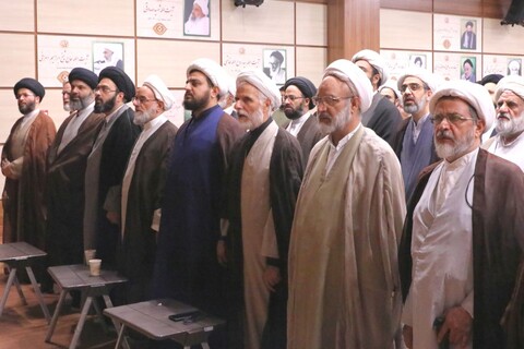 مراسم برخط یکصدمین سالگشت بازتأسیس حوزه علمیه قم در مدرسه علمیه مدینة العلم کاظمیه