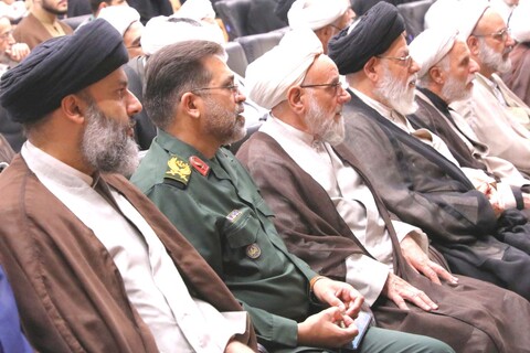 مراسم برخط یکصدمین سالگشت بازتأسیس حوزه علمیه قم در مدرسه علمیه مدینة العلم کاظمیه