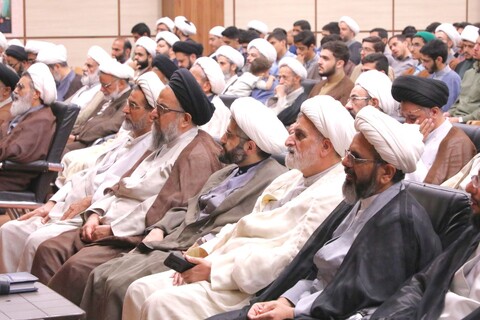 مراسم برخط یکصدمین سالگشت بازتأسیس حوزه علمیه قم در مدرسه علمیه مدینة العلم کاظمیه