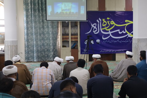 تصاویر/ حضور طلاب در همایش یکصدمین سالگرد حوزه علمیه قم به‌صورت برخط+تصاویر