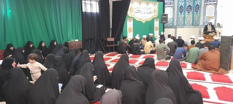 تصاویر مراسم سالروز بازتاسیس حوزه علمیه قم در برخی مدارس علمیه لرستان