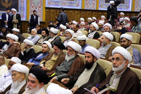 تصاویر / اختتامیه همایش بین المللی یکصدمین سالگشت بازتأسیس حوزه علمیه قم