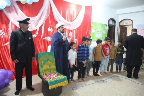تصاویر/ جشن قرآنی با حضور خدام رضوی در جم