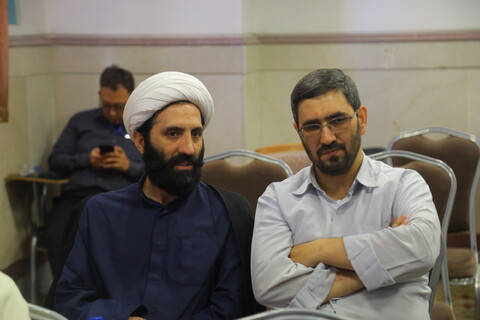 تصاویر / نشست علمی "  فضای مجازی و فناوری و هوش مصنوعی در سده اخیر حوزه علمیه قم "