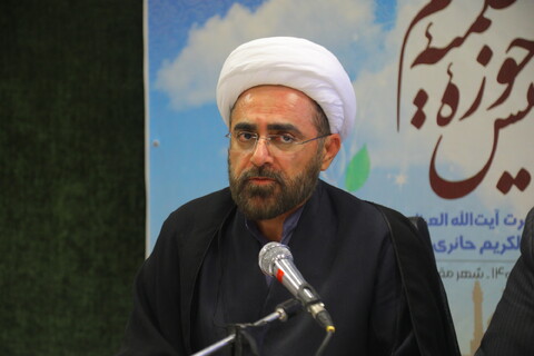 تصاویر / نشست علمی "  فضای مجازی و فناوری و هوش مصنوعی در سده اخیر حوزه علمیه قم "