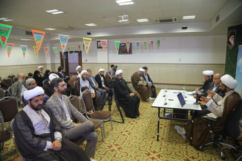 تصاویر / نشست علمی "  فضای مجازی و فناوری و هوش مصنوعی در سده اخیر حوزه علمیه قم "