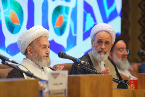 تصاویر / اختتامیه همایش بین المللی یکصدمین سالگشت بازتأسیس حوزه علمیه قم