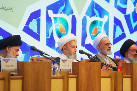 تصاویر / اختتامیه همایش بین المللی یکصدمین سالگشت بازتأسیس حوزه علمیه قم