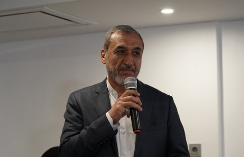 تصاویر/ دیدار مهمانان بین‌المللی همایش یکصدمین سالگشت حوزه علمیه قم با آیت‌الله اعرافی