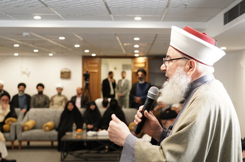 تصاویر/ دیدار مهمانان بین‌المللی همایش یکصدمین سالگشت حوزه علمیه قم با آیت‌الله اعرافی