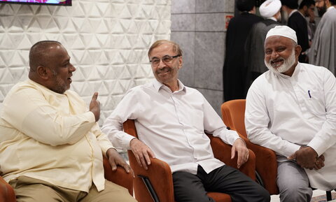 تصاویر/ دیدار مهمانان بین‌المللی همایش یکصدمین سالگشت حوزه علمیه قم با آیت‌الله اعرافی