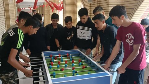 تصاویر/  بازدید دانش آموزان مدرسه شهید با هنر از مدرسه علمیه امام خمینی (ره) شهرستان خوی