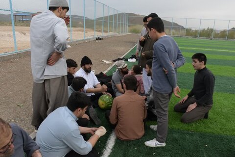 تصاویر/ اردوی تفریحی سیاحتی طلاب تکاب به روستای قینرجه